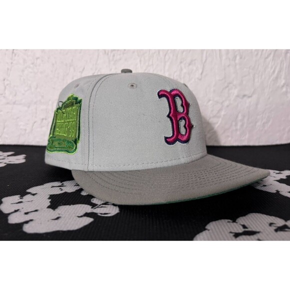 7 1/4 - Boston Red Sox - MyFitteds Gameboy Fitted Hat - Gray Mens New Era 59/50 - Picture 1 of 8